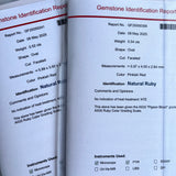 【両方 非加熱 ピジョンブラッド】天然ルビー 天然ダイヤモンド ピアス