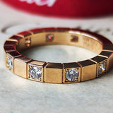 Cartier カルティエ ラニエール ダイヤモンド 18金PG 51号