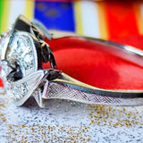 【お値下げ】昭和レトロ 天然ダイヤモンドリング