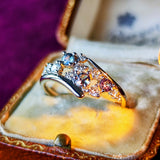 天然アレキサンドライト 天然ダイヤモンド リング