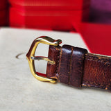 【OH済み】Cartier カルティエ マストタンク レッド文字盤 手巻き腕時計