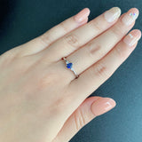 【ロイヤルブルー】天然サファイア 天然ダイヤモンド リング