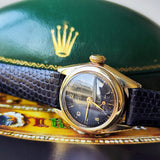 【OH済み バブルバック】ROLEX ロレックス OYSTER PERPETUAL オイスターパーペチュアル 9金無垢時計