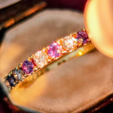 天然アレキサンドライト 天然ダイヤモンド リング