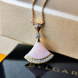 BVLGARI ブルガリ DIVAS' DREAM ディーヴァ ドリーム ピンクオパール ダイヤモンド ネックレス 18金PG