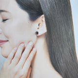 【両方 非加熱 ピジョンブラッド】天然ルビー 天然ダイヤモンド ピアス