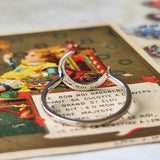 【お値下げ】天然ダイヤモンド 月のモチーフ プラチナ リング