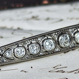 イギリス アンティーク オールドマインカット ローズカット ブローチ