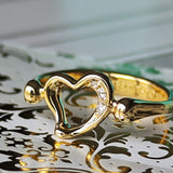 【オールドティファニー】TIFFANY&Co
ティファニー オープンハート ダイヤモンド リング