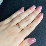 【カラーダイヤ】天然ダイヤモンド リング