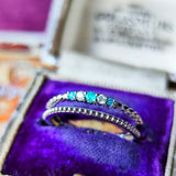 天然パライバトルマリン 天然ダイヤモンド リング