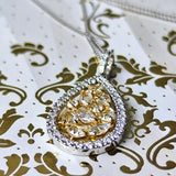 【お値下げ】天然ローズカットダイヤモンド ネックレス