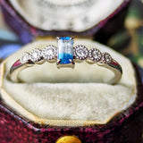 【お値下げ】ジンバブエ産 天然バイカラーユークレース 天然ダイヤモンド リング