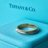 TIFFANY&Co ティファニー ミルグレインリング 9号