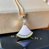 BVLGARI ブルガリ DIVAS' DREAM ディーヴァ ドリーム ピンクオパール ダイヤモンド ネックレス 18金PG