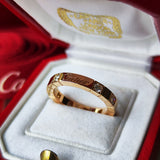 Cartier カルティエ ラニエール ダイヤモンド 18金PG 51号