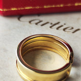 Cartier カルティエ 2C(デューブル・シー)リング 18金YG 10号