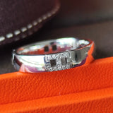 HERMES エルメス ヘラクレス ダイヤモンド 18金WG 6号