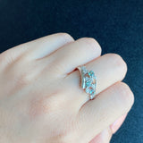 天然アレキサンドライト 天然ダイヤモンド リング