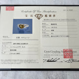 【お値下げ】天然スフェーン 2.76ct ハートシェイプ 天然ラブラドライト リング