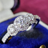 【Dカラー】天然ダイヤモンドリング0.308ct