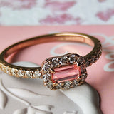 【お値下げ】天然ヴェイリネナイト 天然ダイヤモンド リング