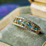 【お値下げ】天然パライバトルマリン 天然ダイヤモンド リング