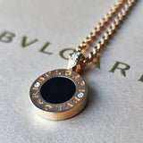 BVLGARI ブルガリ オニキス マザーオブパール ブルガリ・ブルガリ ネックレス