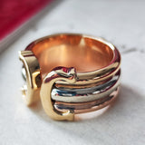 Cartier カルティエ 2C(デューブル・シー)18金 7号