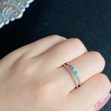 天然パライバトルマリン 天然ダイヤモンド リング