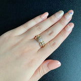 【Vintage Cartier】カルティエ LIVIA
リヴィア スリーカラー ダイヤモンドリング 11号