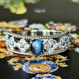 【お値下げ】天然アレキサンドライトキャッツアイ 天然ダイヤモンド リング