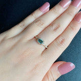 【お値下げ】天然インディゴライトトルマリン 天然ダイヤモンド リング