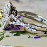 【お値下げ】カラーダイヤ FANCY INTENSE YELLOW VS2 プラチナリング