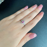 【お値下げ】天然スタールビー 天然ダイヤモンド リング