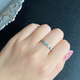 天然パライバトルマリン 天然ダイヤモンド リング