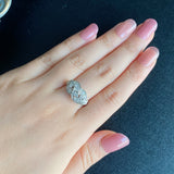 【お値下げ】昭和レトロ 天然ダイヤモンドリング