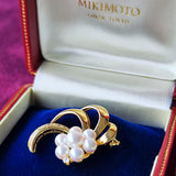 MIKIMOTO ミキモト ブローチ ペンダントトップ あこや真珠 ダイヤモンド