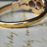 【お値下げ】フランス アンティーク 天然ダイヤモンドリング