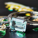 【希少石】天然バナジウムベリル リング