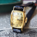 【OH済み】ROLEX ロレックス トノー型 金無垢 手巻き腕時計