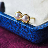 MIKIMOTO ミキモト あこや真珠 ベビーパール ピアス