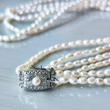 TASAKI 田崎真珠 淡水パール 3連ネックレス