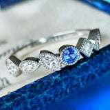 【幻のサファイア ヨーゴ渓谷】天然サファイア 天然ダイヤモンド リング 非加熱