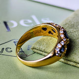 【Vintage Van Cleef & Arpels】ヴァンクリーフ&アーペル サファイア ダイヤモンドリング