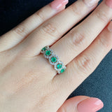 【コロンビア産】天然エメラルド 天然ダイヤモンド リング