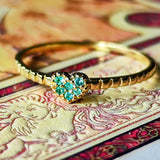 天然パライバトルマリン ハートモチーフ リング