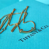 TIFFANY &Co ティファニー Tスマイル ミニ 18金PG ネックレス