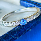 【レアストーン】天然コバルトブルースピネル 天然ダイヤモンド