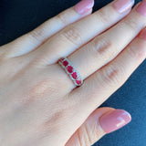 【お値下げ】天然ルビー 天然ダイヤモンド リング